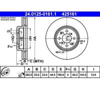 Disco freno Assale anteriore per MG EXPRESS MG ZR MG ZS