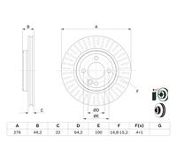 Disco freno Assale anteriore per MINI MINI
