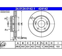 Disco freno Assale anteriore per MITSUBISHI ECLIPSE