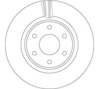Disco freno Assale anteriore per NISSAN RENAULT ALASKAN NAVARA NP300