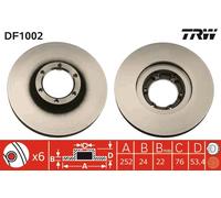Disco freno Assale anteriore per OPEL RENAULT VAUXHALL 20 30 ARENA TRAFIC
