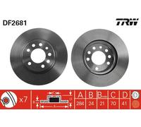 Disco freno Assale anteriore per OPEL SAAB VAUXHALL 900 CALIBRA CAVALIER VECTRA