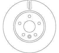 Disco freno Assale anteriore per OPEL VAUXHALL ASTRA