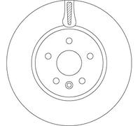 Disco freno Assale anteriore per OPEL VAUXHALL ASTRA