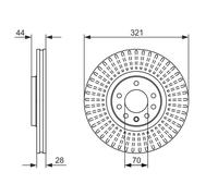 Disco freno Assale anteriore per OPEL VAUXHALL ASTRA ZAFIRA ZAFIRA / ZAFIRA FAMI
