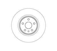 Disco freno Assale anteriore per OPEL VAUXHALL INSIGNIA