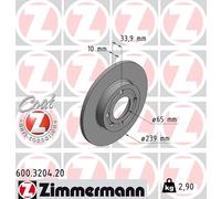 Disco freno Assale anteriore per SEAT VW AROSA POLO POLO Van