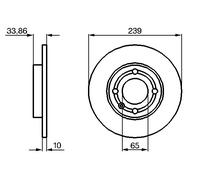 Disco freno Assale anteriore per SEAT VW AROSA POLO POLO Van