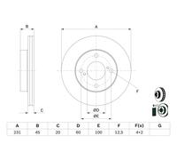 Disco freno Assale anteriore per SUZUKI CELERIO IGNIS