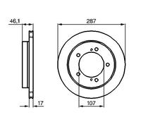 Disco freno Assale anteriore per SUZUKI JIMNY VITARA