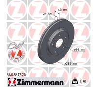 Disco freno Assale anteriore per SUZUKI SWIFT