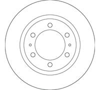 Disco freno Assale anteriore per TOYOTA HILUX