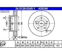 Disco freno Assale anteriore per TOYOTA HILUX INNOVA / KIJANG INNOVA