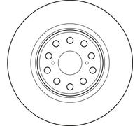 Disco freno Assale anteriore per TOYOTA MIRAI