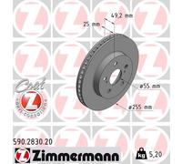 Disco freno Assale anteriore per TOYOTA PRIUS PHV