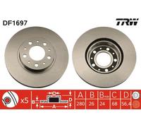 Disco freno Assale anteriore per VOLVO 740 940 960