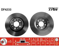 Disco freno Assale anteriore per VOLVO 850 C70 S70 V70 XC70