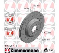 Disco freno Assale anteriore Sx per BMW 1 3