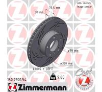 Disco freno Assale anteriore Sx per BMW 2 3 4