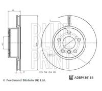 BLUE PRINT ADBP430164 Disco freno