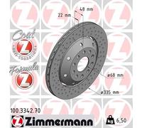 Disco freno Assale posteriore Dx per AUDI A6