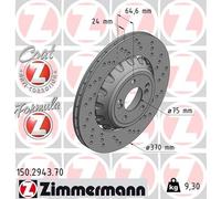 Disco freno Assale posteriore Dx per BMW 2 3 4