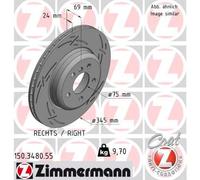 Disco freno Assale posteriore Dx per BMW 5 6 7
