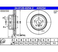 Disco freno Assale posteriore Dx per BMW TOYOTA 2 3 4 5 6 7 SUPRA X3 X4 X5 Z4