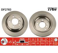 Disco freno Assale posteriore per ALPINA BMW 5 B10
