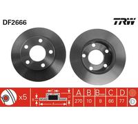 Disco freno Assale posteriore per AUDI 100 200 A8