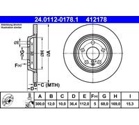 Disco freno Assale posteriore per AUDI A4 A4 Allroad A5 A6 A7 Q5