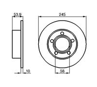 Disco freno Assale posteriore per AUDI A6