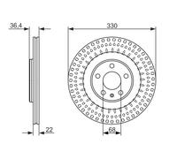 Disco freno Assale posteriore per AUDI PORSCHE VW A4 A4 Allroad A5 A6 A6 Allroad