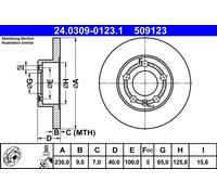 Disco freno Assale posteriore per AUDI SEAT SKODA VW A1 A2 A3 BORA CORDOBA FABIA