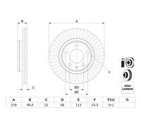 Disco freno Assale posteriore per AUDI SEAT VW A4 A8 EXEO PASSAT