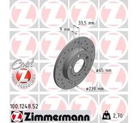 Disco freno Assale posteriore per AUDI SKODA VW A3 BORA GOLF OCTAVIA TT
