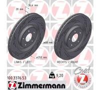 Disco freno Assale posteriore per AUDI VW A6 A6 Allroad A7 A8 E-TRON Q7 Q8 TOUAR