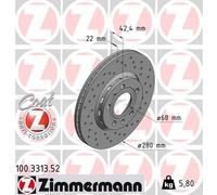 Disco freno Assale posteriore per AUDI VW A8 PHAETON