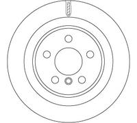 Disco freno Assale posteriore per BMW 1 2 X1