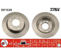Disco freno Assale posteriore per BMW 3