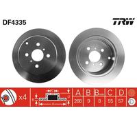 Disco freno Assale posteriore per BYD LIFAN TOYOTA TOYOTA (FAW) 620 630 bB COROL