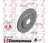 Disco freno Assale posteriore per CHRYSLER DODGE FIAT VW FREEMONT GRAND VOYAGER