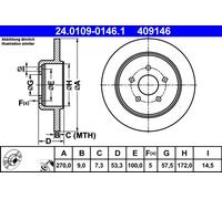 Disco freno Assale posteriore per CHRYSLER NEON PT CRUISER