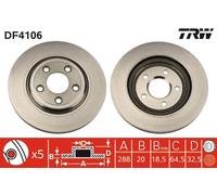 Disco freno Assale posteriore per DAIMLER JAGUAR LINCOLN LS S-TYPE SUPER EIGHT X