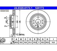 Disco freno Assale posteriore per FIAT OPEL SAAB 9-3 9-3X CROMA SIGNUM VECTRA