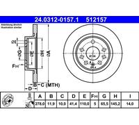 Disco freno Assale posteriore per FIAT OPEL SAAB 9-3 9-3X CROMA SIGNUM VECTRA