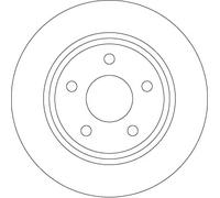 Disco freno Assale posteriore per FORD FOCUS