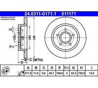 Disco freno Assale posteriore per FORD FOCUS