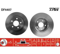Disco freno Assale posteriore per FORD TOURNEO CONNECT TRANSIT CONNECT