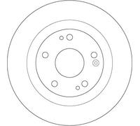 Disco freno Assale posteriore per HONDA CIVIC